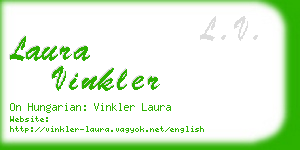 laura vinkler business card